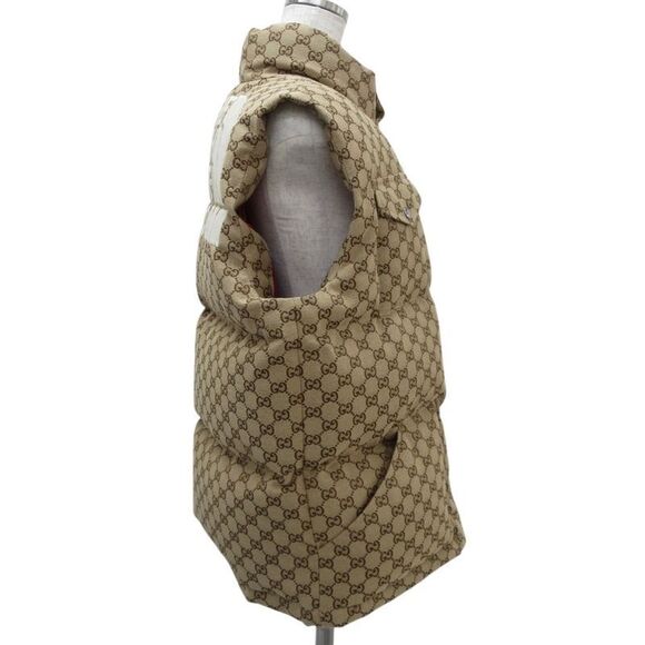 Gucci The North Face Gucci The North Face Collaboration GG Pattern Down Vest S - Picture 2 of 13